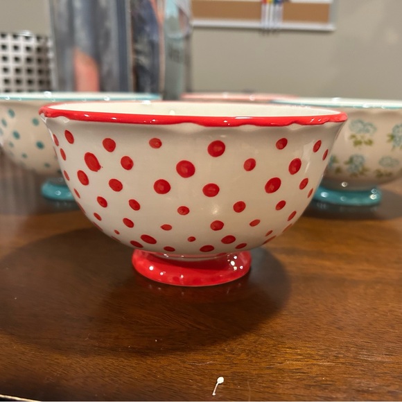 THE PIONEER WOMAN BLUE & RED BOWL SET - Picture 5 of 9